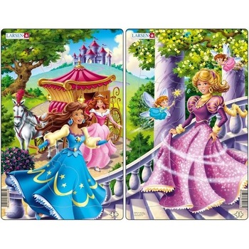 Set 2 Puzzle-uri Printese, 11 piese, Larsen Set 2 Puzzle-uri Printese, 11 piese, Larsen
