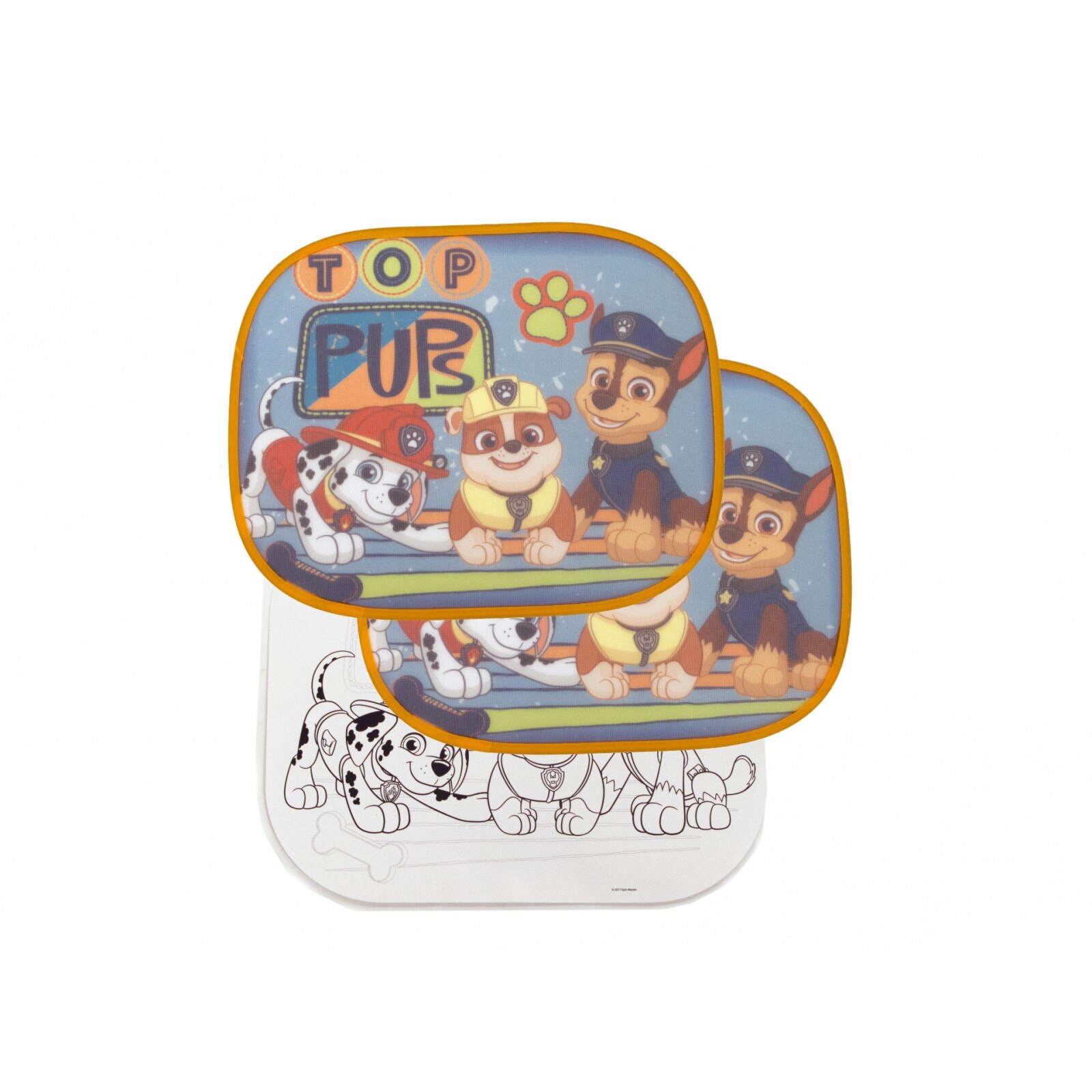 Set 2 bucati parasolar Paw Patrol 45x36 cm Multicolor