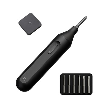 Kit surubelnita electrica cu varfuri interschimbabile Xiaomi Mijia, 6 buc, Negru Kit surubelnita electrica cu varfuri interschimbabile Xiaomi Mijia, 6 buc, Negru