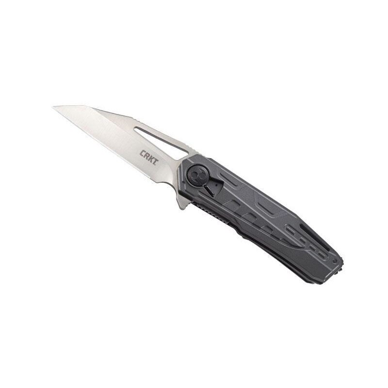 Briceag CRKT, Raikiri, Otel/Aluminiu, 13 cm, Negru/Argintiu