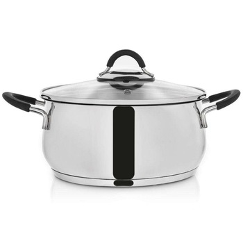 Oala Dalie, Orion, Inox 18/10, Capac, 4 L, 22 cm, Argintiu Oala Dalie, Orion, Inox 18/10, Capac, 4 L, 22 cm, Argintiu