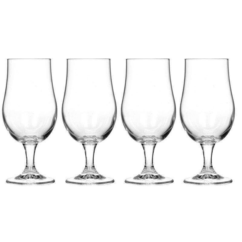 Set 4 pahare Glass Collection, Excellent Houseware, Sticla, Transparent, 370 ml