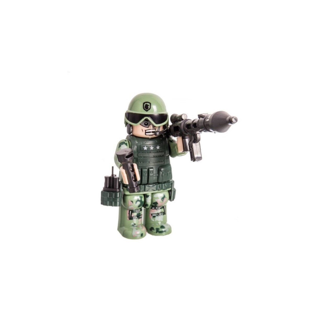 Figurina articulata, Commando, cu accesorii, Verde