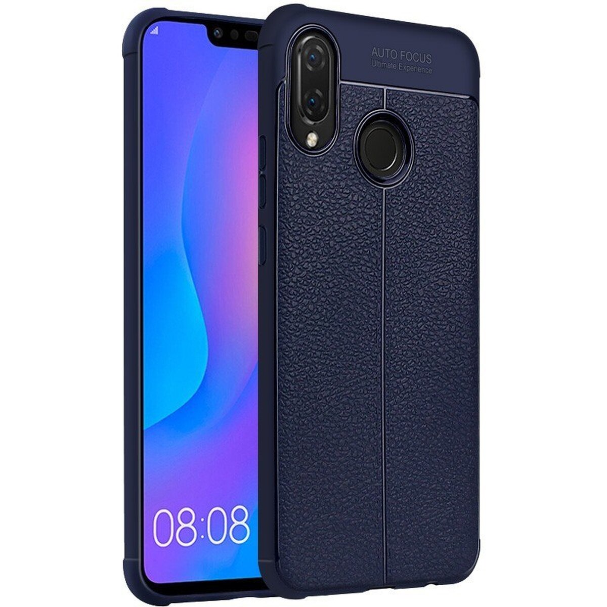 Husa de protectie telefon HUAWEI P SMART + / NOVA 3i, IMAK, TPU, Albastru