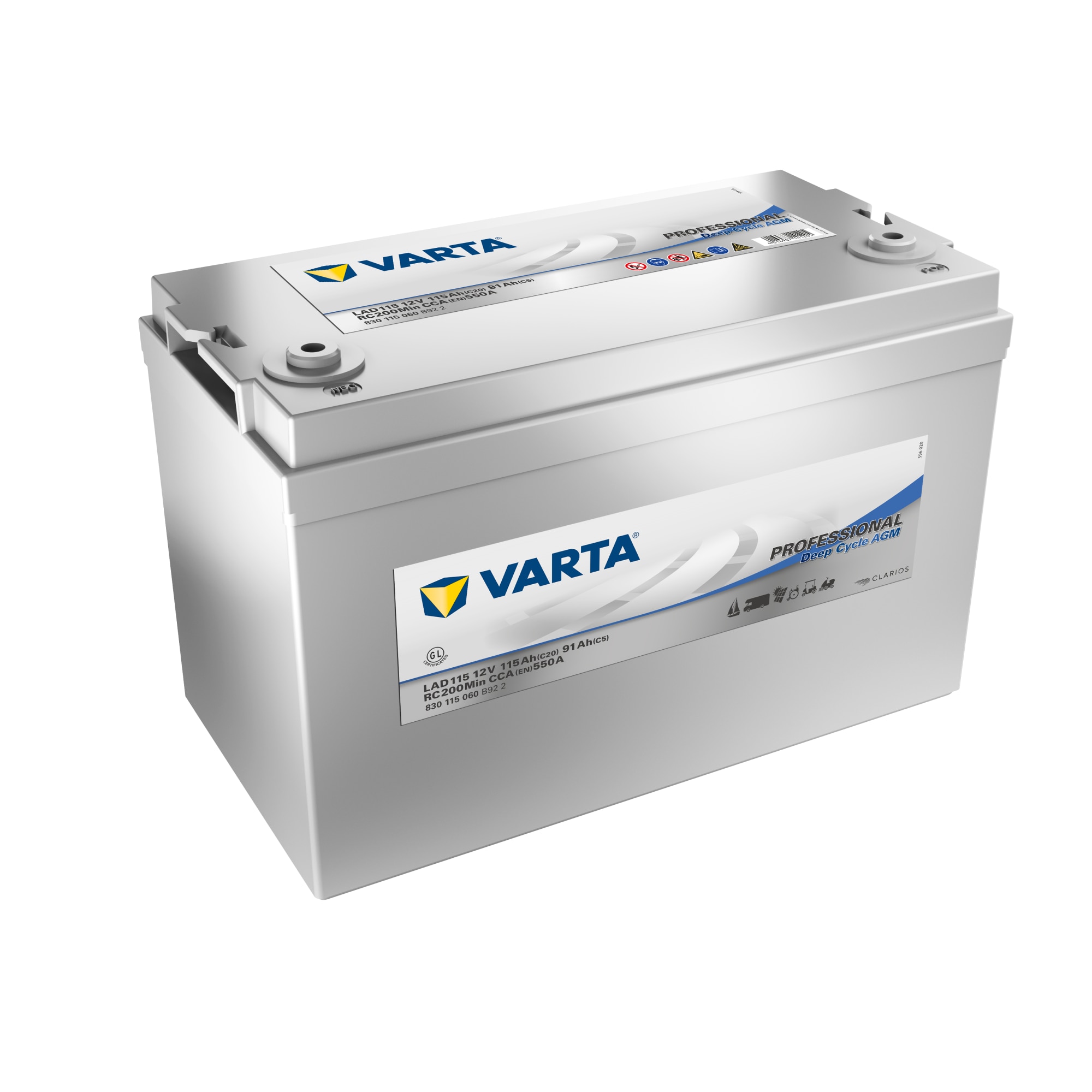Acumulator VARTA Professional Deep Cycle AGM 12V 115Ah, 830115060, LAD115 