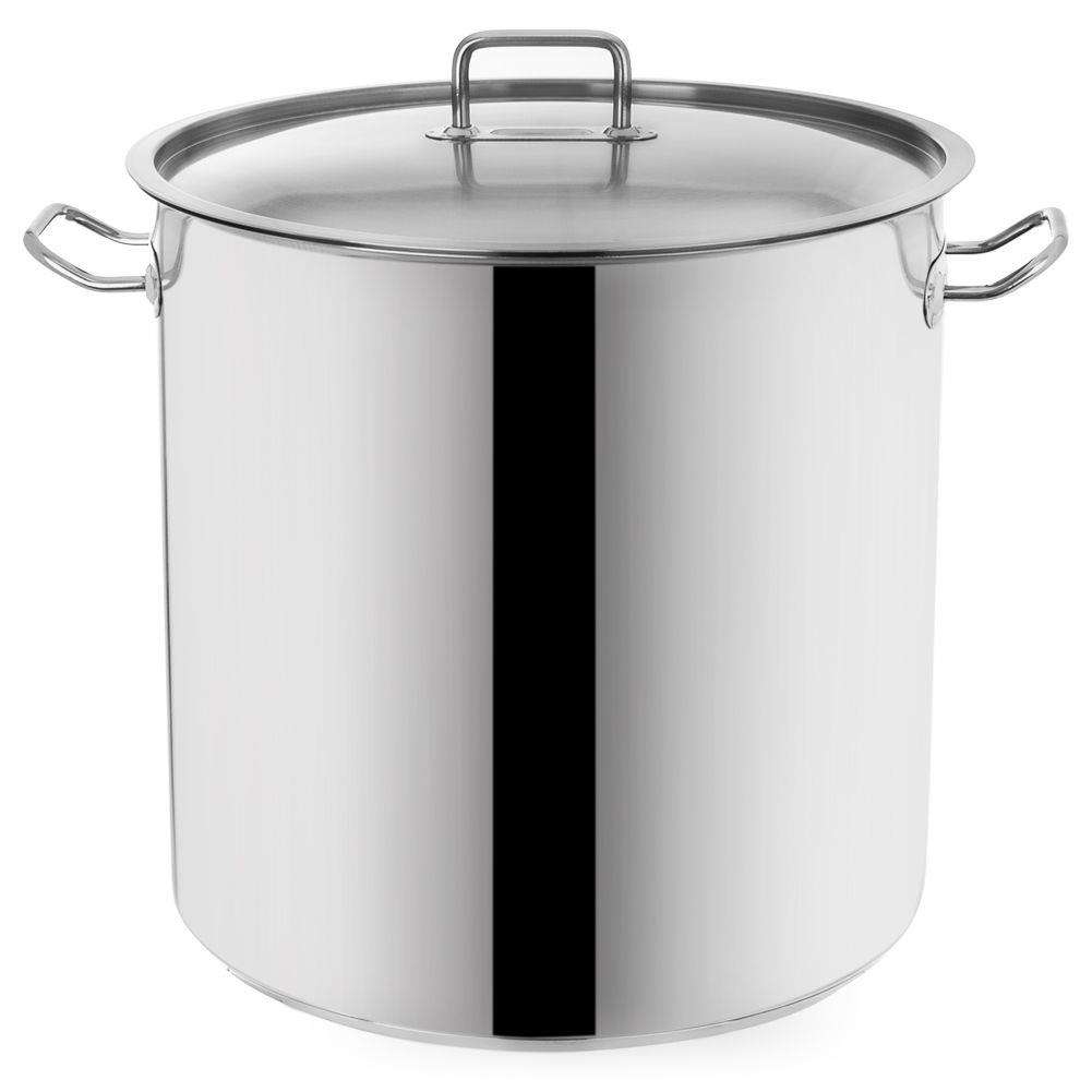 Oala gastronomica, Orion, Inox 18/10, Capac, 35 L, 35 cm, Argintiu