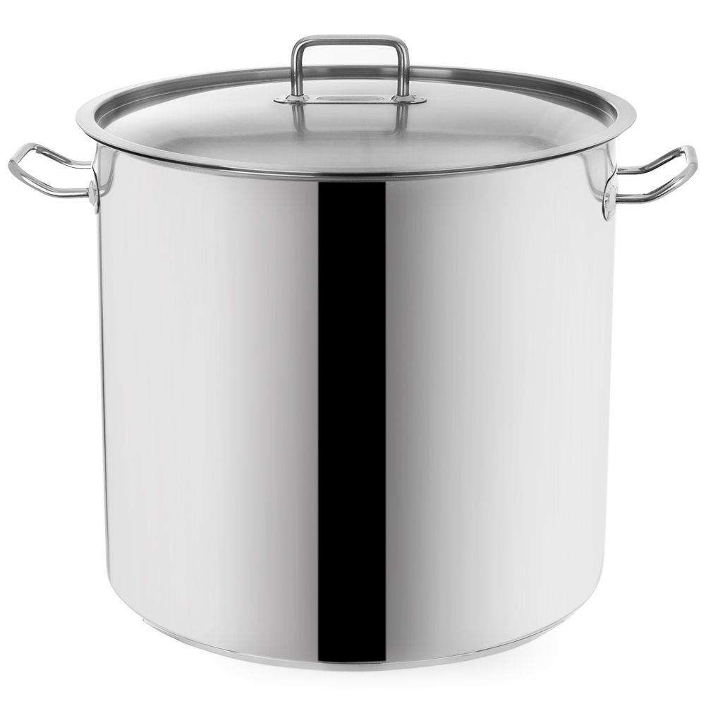 Oala gastronomica, Orion, Inox 18/10, Capac, 22 L, 32 cm, Argintiu