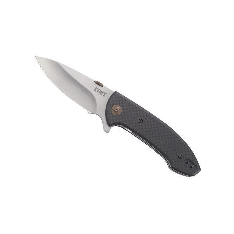 Briceag CRKT, Avant, Otel/Fibra de carbon, 11 cm, Negru/Argintiu