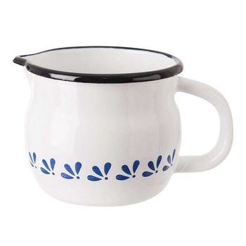 Cana Retro, Orion, Email, Alb, 800 ml Cana Retro, Orion, Email, Alb, 800 ml