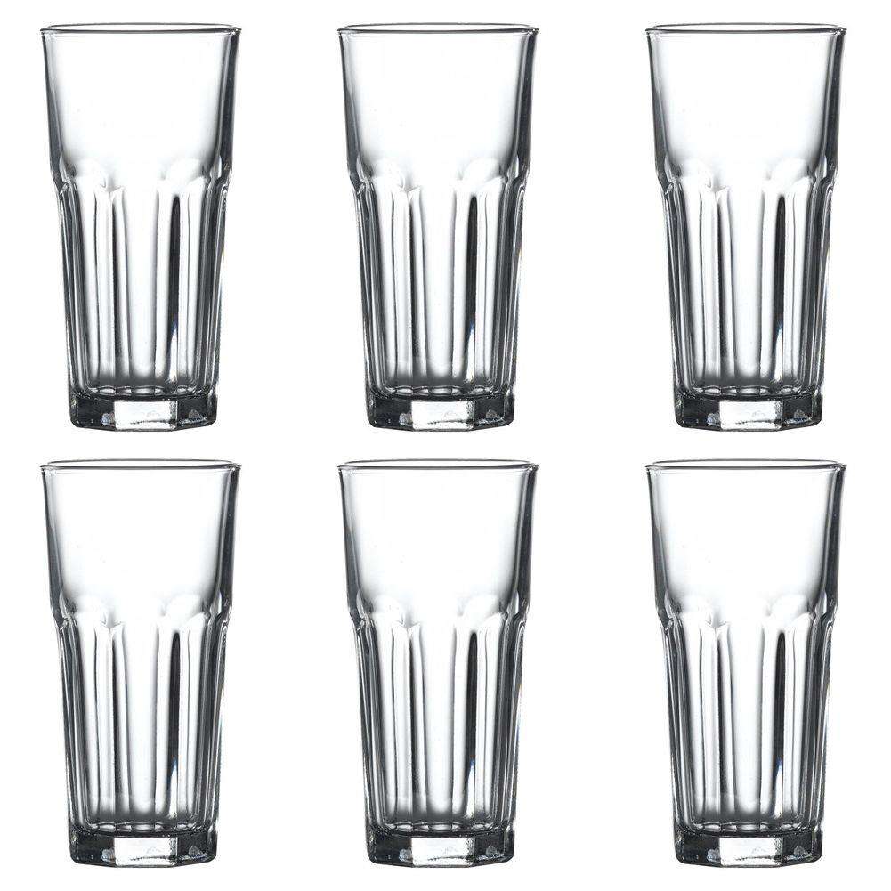 Set 6 pahare pentru apa, Orion, Sticla, Transparent, 360 ml