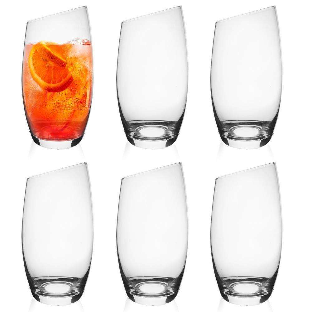Set 6 pahare pentru apa, Orion, Sticla, Transparent, 490 ml