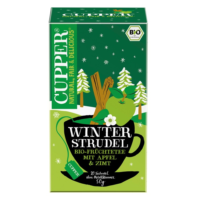 Ceai mar si scortisoara, Cupper, Bio. 20 plicuri, 50 g