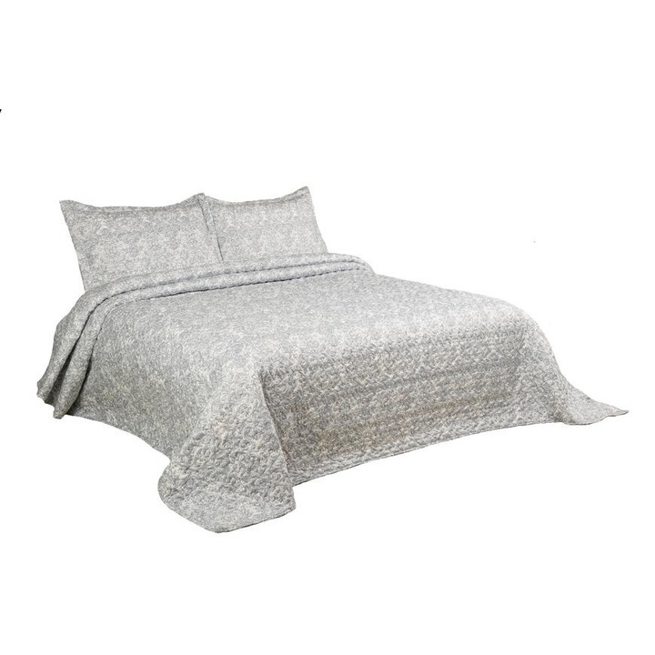 Кувертюра за легло Kazel Lalanda, Сива, 180/240