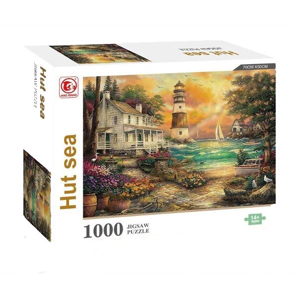 Puzzle 1000 piese - Casa de la malul marii