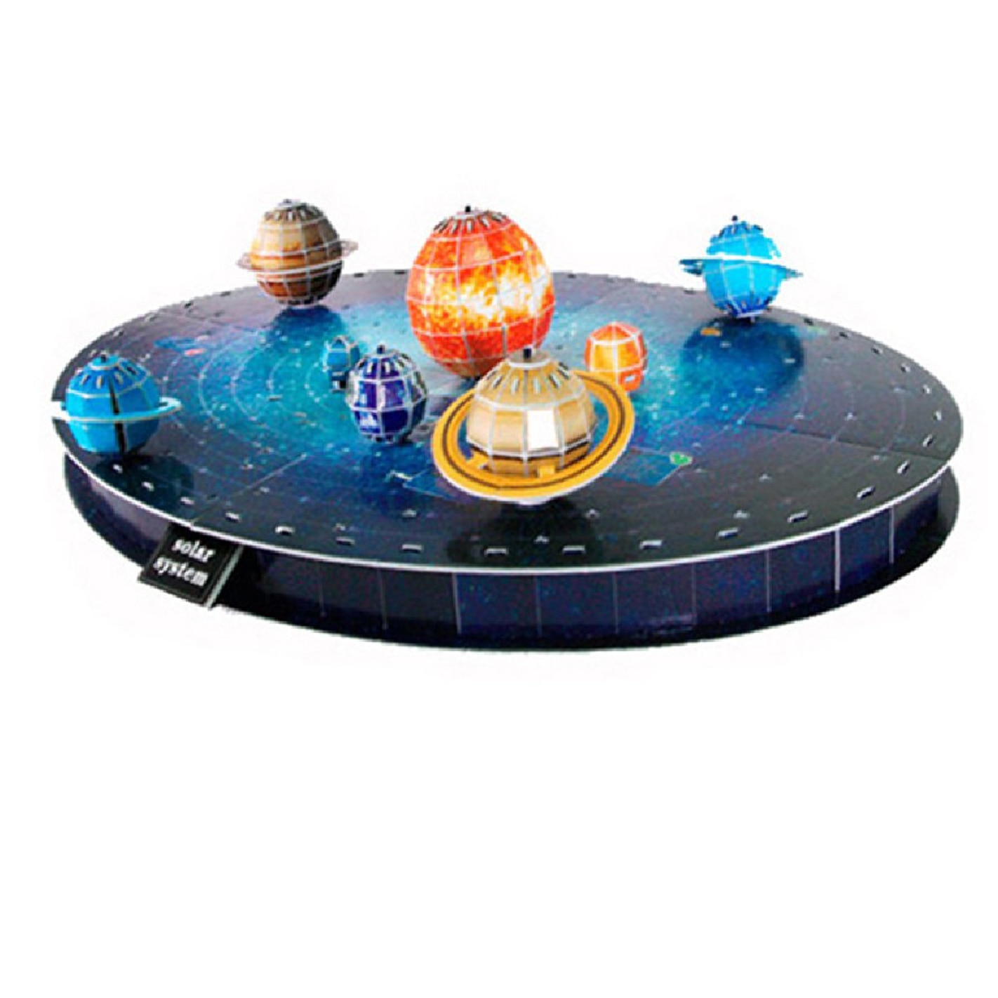 Sistemul Solar, Puzzle 3D cu 46 piese, din carton - Krista®