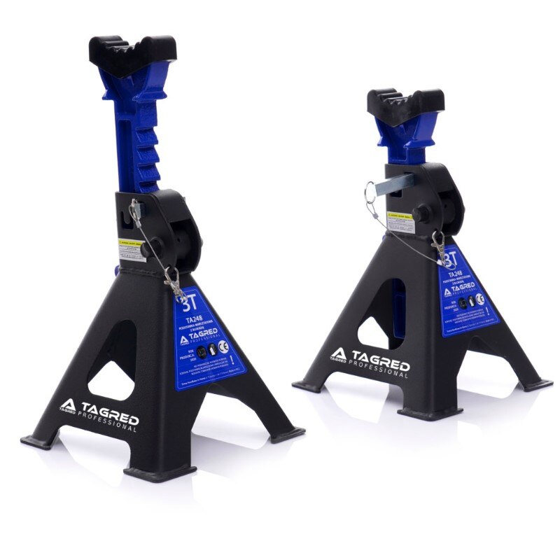 Set 2 buc suport capra, Tagred, 3 tone, inaltimea de ridicare 285-425 mm