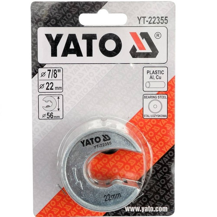 Yato YT-22355 eszköz csövek vágásához, 22 mm
