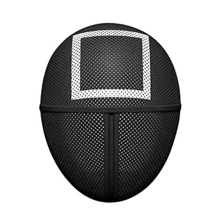 Маска Squid Game, квадратен символ, изработена от пластмаса