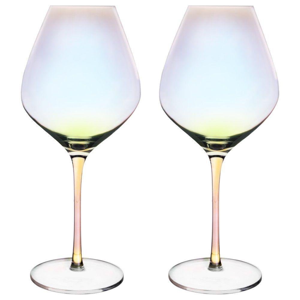 Set 2 pahare vin, Orion, Sticla, Transparent, 650 ml