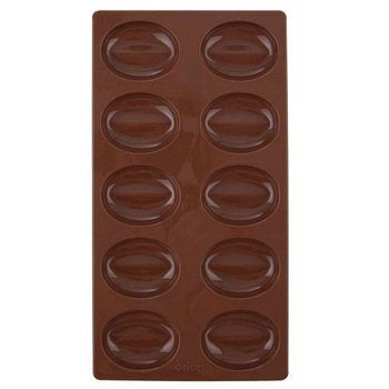 Matrita praline, Orion, Boabe cafea, Plastic, 10 compartimente, 6.5x5.3 cm, Maro Matrita praline, Orion, Boabe cafea, Plastic, 10 compartimente, 6.5x5.3 cm, Maro