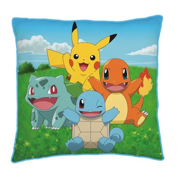 Perna pentru copii, Pokemon, 40x40 cm Perna pentru copii, Pokemon, 40x40 cm