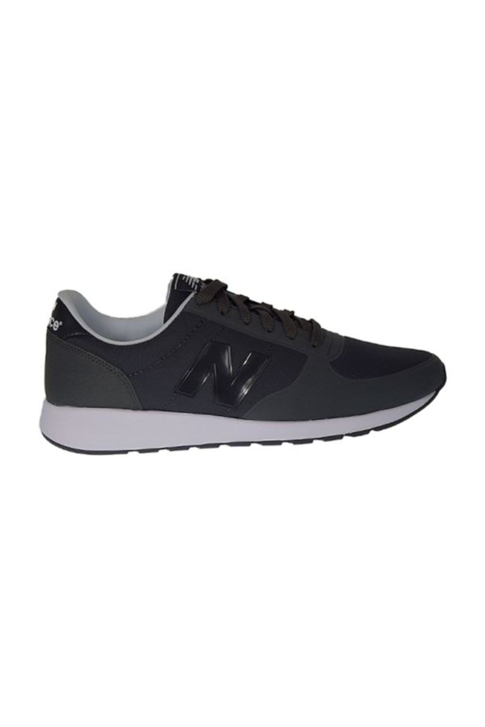 Pantofi sport New Balance, Piele intoarsa si material textil, Gri, Gri