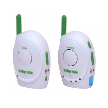 Sistem audio monitorizare bebelusi BabyMix D1011-VALB, Alb Sistem audio monitorizare bebelusi BabyMix D1011-VALB, Alb