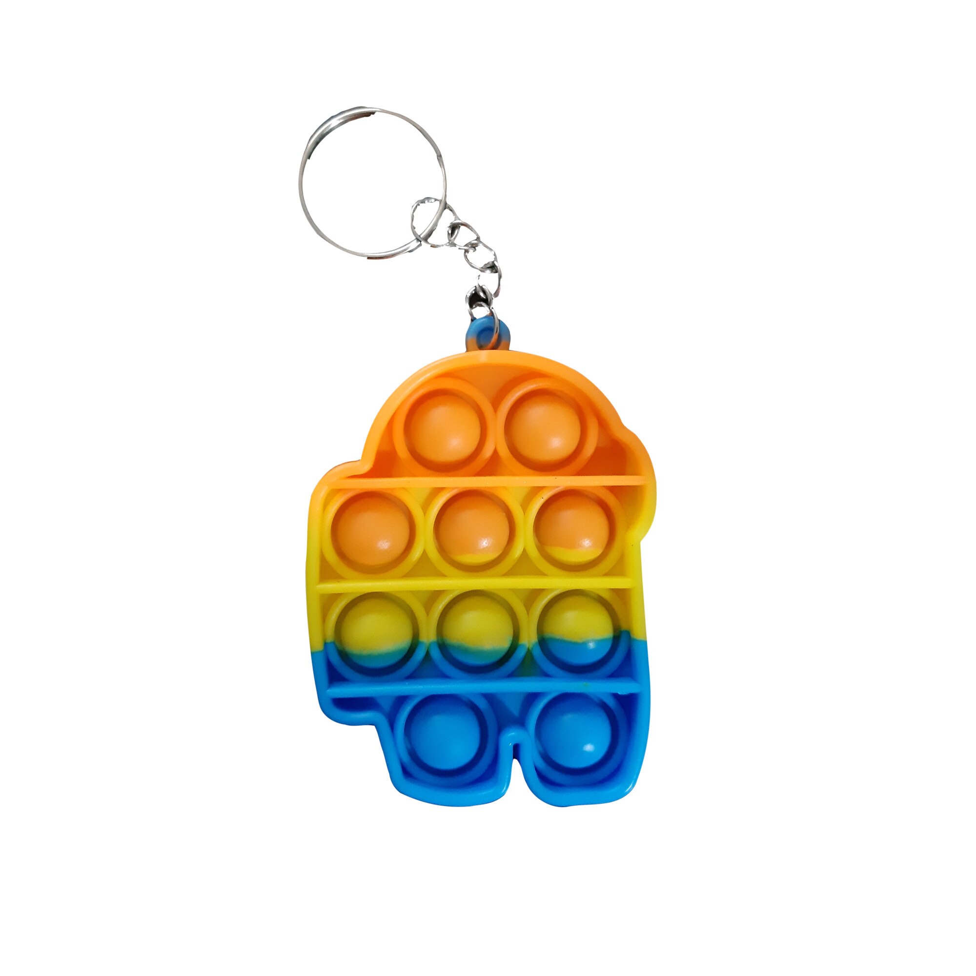 Jucarie senzoriala antistres POP IT tip breloc, forma Among us, multicolor K KATHODE