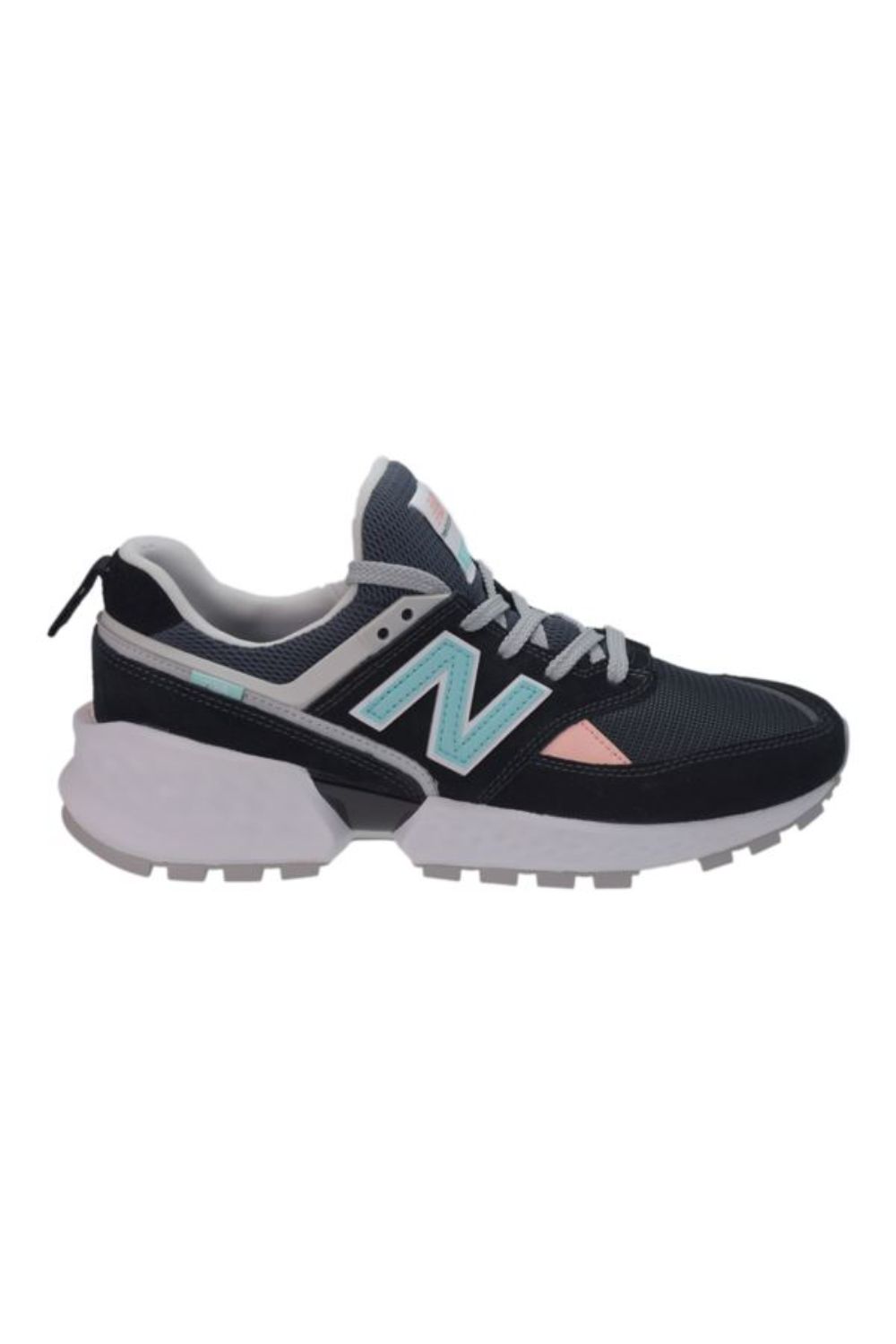 Pantofi sport New Balance, Piele intoarsa si material textil, Multicolor, 46.5