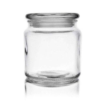 Borcan cu capac, Orion, Sticla, Transparent, 580 ml Borcan cu capac, Orion, Sticla, Transparent, 580 ml
