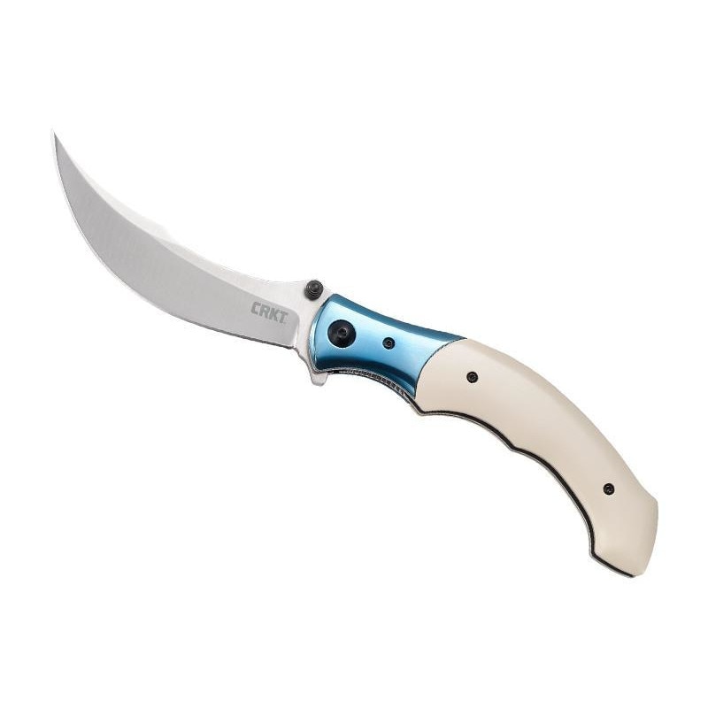 Briceag Ritual, 7471.CR, CRKT, Otel/Inox, 14 cm, Bej/Albastru