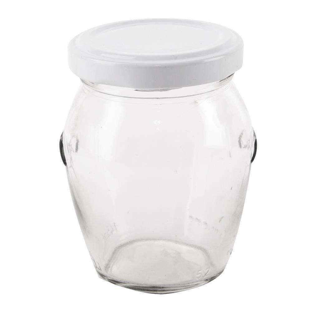 Borcan cu capac, Orion, Sticla, Transparent, 145 ml