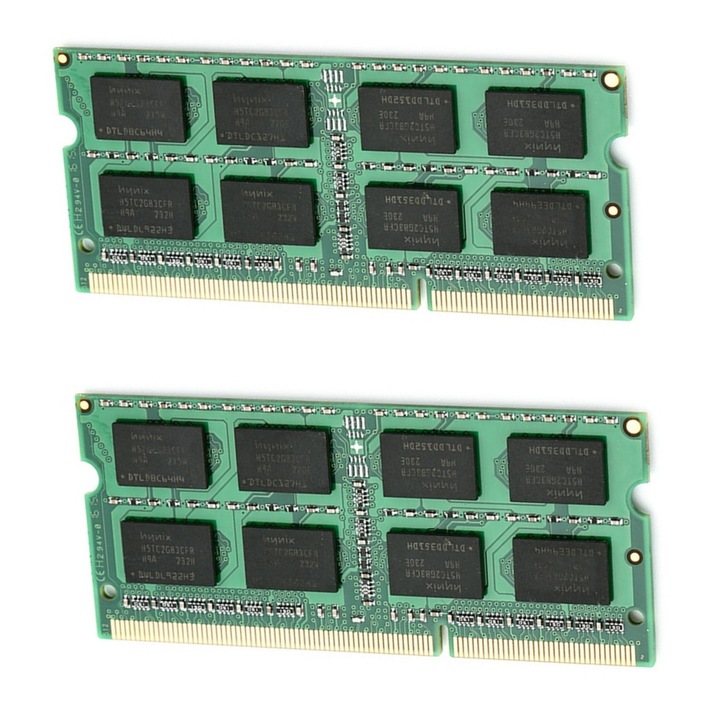 Set memorie RAM 16 GB (2 x 8 GB) sodimm ddr3, 1333 Mhz, Hypertec, dual channel, pentru laptop