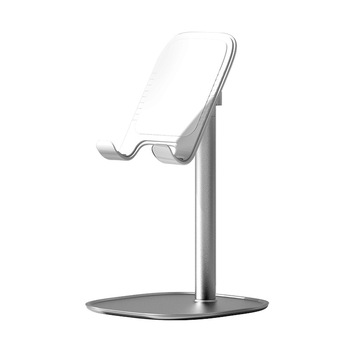 Suport telefon Rock, Aluminiu, Plastic, Alb Suport telefon Rock, Aluminiu, Plastic, Alb