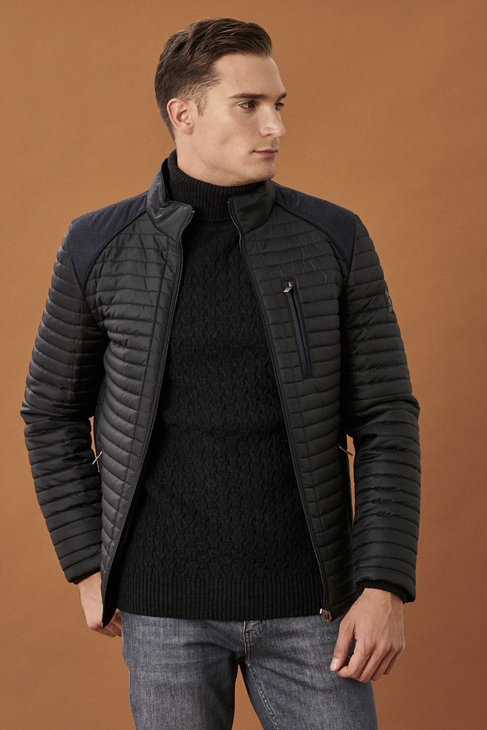 AC&co, Jacheta usoara matlasata, Negru