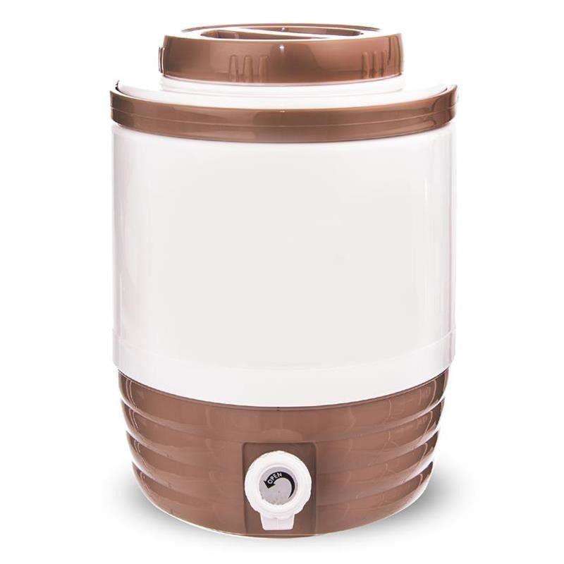 Termos catering, Orion, Plastic, 8 L, Maro/Alb