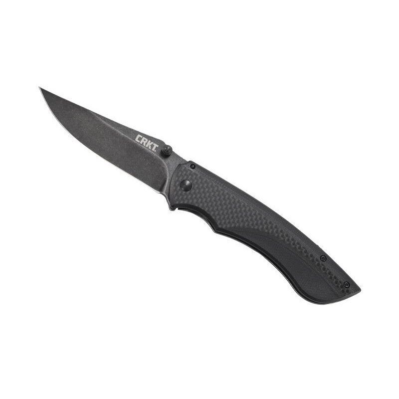 Briceag CRKT, Burnout, Otel/Fibra de carbon, 12.5 cm, Negru
