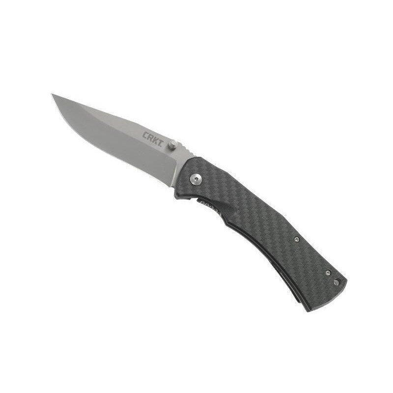 Briceag CRKT, Xan, Otel/Fibra de carbon, 12.5 cm, Negru/Gri