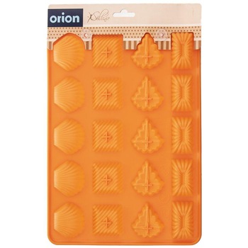Forma praline, Orion, Silicon, 20 compartimente, Portocaliu Forma praline, Orion, Silicon, 20 compartimente, Portocaliu