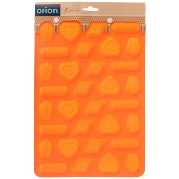 Forma praline, Orion, Silicon, 32 compartimente, Portocaliu Forma praline, Orion, Silicon, 32 compartimente, Portocaliu