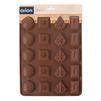 Forma praline, Orion, Silicon, 20 compartimente, Maro Forma praline, Orion, Silicon, 20 compartimente, Maro