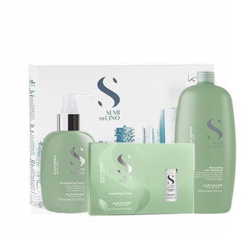 Set anti-cadere Alfaparf Milano Scalp Energizing Sampon 1000 ml, Tonic 125 ml, Lotiune 12x10 ml Set anti-cadere Alfaparf Milano Scalp Energizing Sampon 1000 ml, Tonic 125 ml, Lotiune 12x10 ml