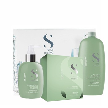 Set anti-cadere Alfaparf Milano Scalp Energizing Sampon 1000 ml, Tonic 125 ml Set anti-cadere Alfaparf Milano Scalp Energizing Sampon 1000 ml, Tonic 125 ml
