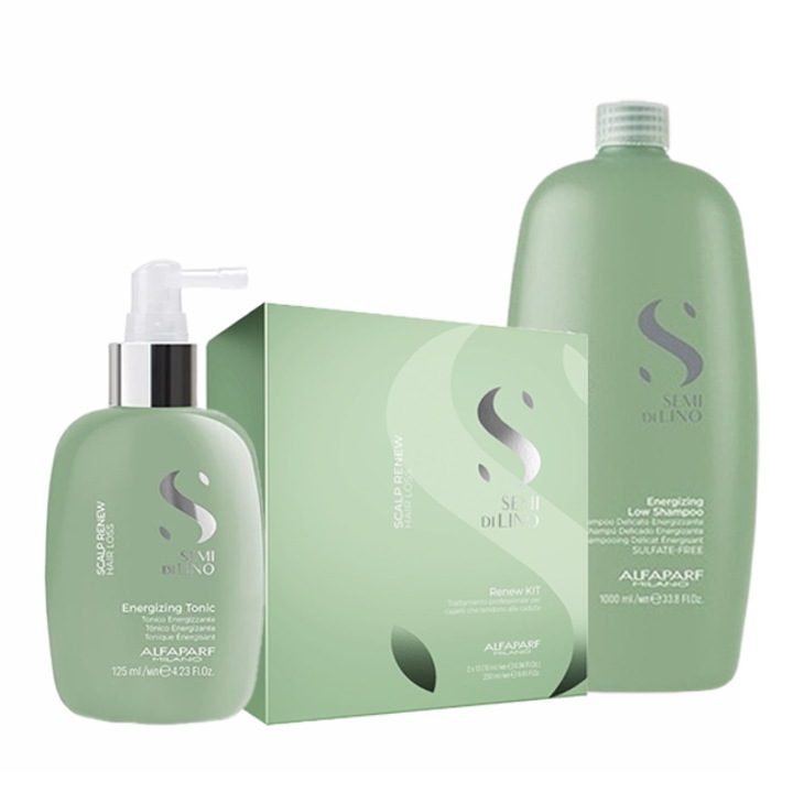 Комплект против косопад Alfaparf Milano Scalp Energizing, Шампоан 1000 ...
