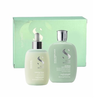 Set anti-matreata Alfaparf Milano Scalp Rebalance Sampon 250 ml, Tonic 125 ml Set anti-matreata Alfaparf Milano Scalp Rebalance Sampon 250 ml, Tonic 125 ml