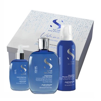 Set pentru par cu volum Alfaparf Milano Volume Magnifying Sampon 250 ml, Balsam spuma 200 ml, Spray 125 ml Set pentru par cu volum Alfaparf Milano Volume Magnifying Sampon 250 ml, Balsam spuma 200 ml, Spray 125 ml