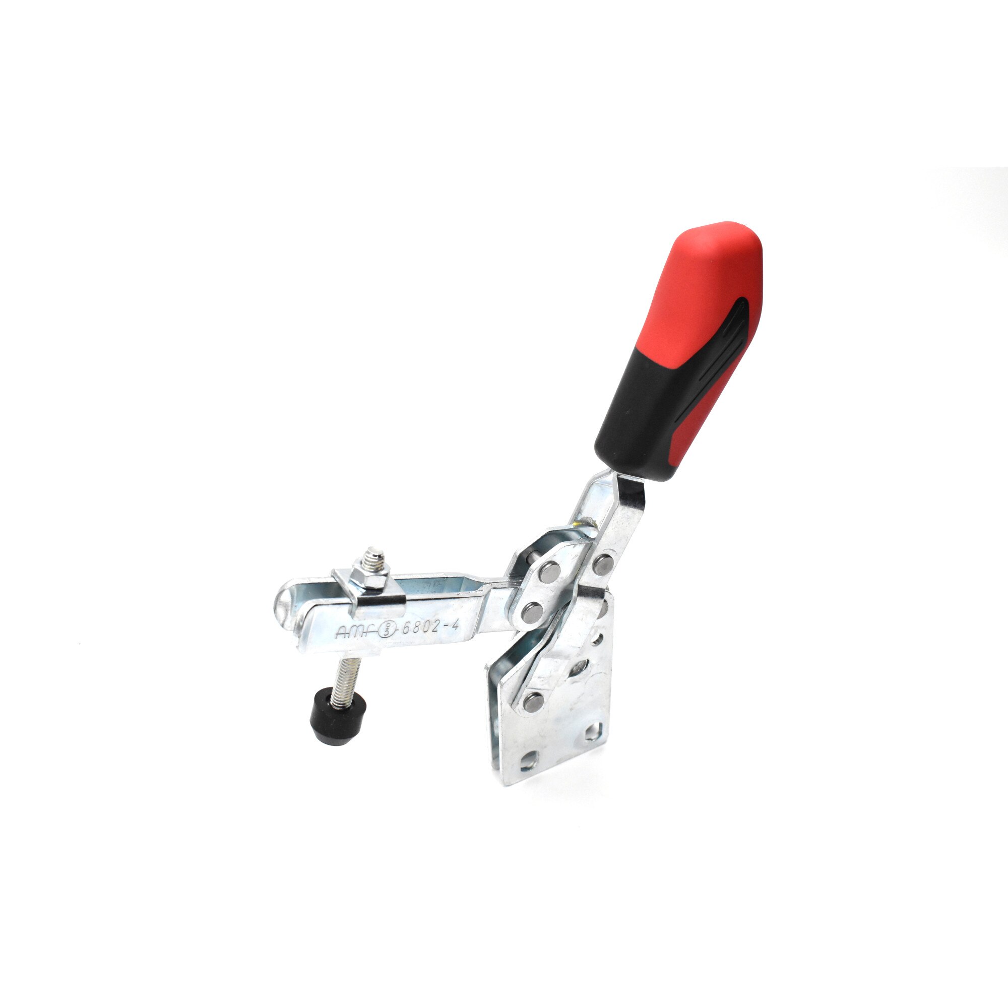 Clema de fixare cu picior vertical, AMF, cu surub de reglare a fortei de strangere, cu maner, marimea 4