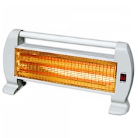 Radiator cu quartz Rosberg R51972A, 1200W, 3 trepte de putere, 3 incalzitoare, Protectie reversibila, Alb