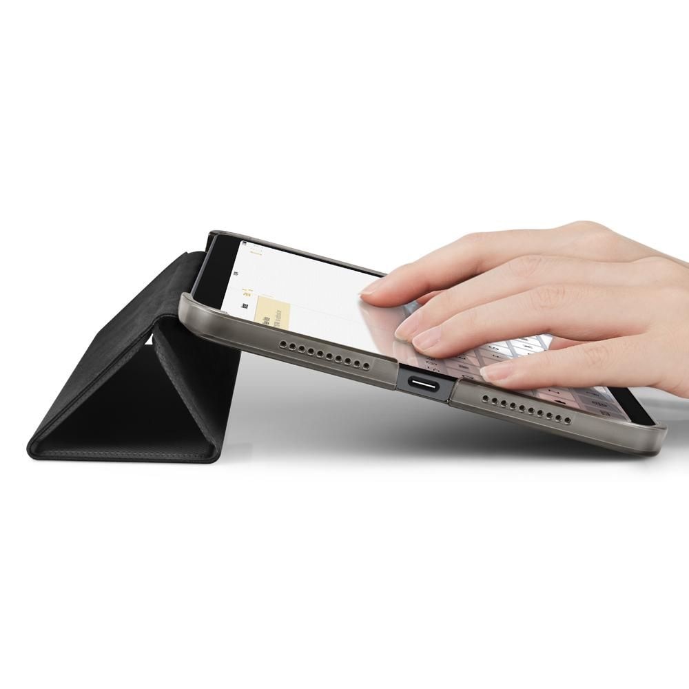 Husa Spigen Liquid Air Folio compatibila cu iPad Mini 6 (2021) Black