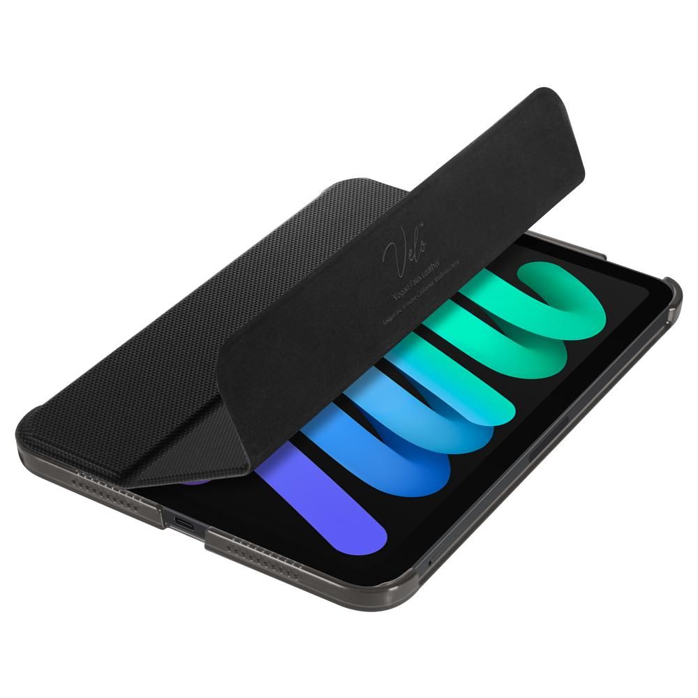 Husa Spigen Liquid Air Folio compatibila cu iPad Mini 6 (2021) Black